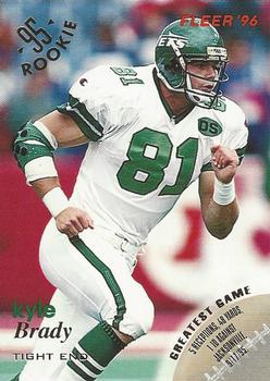 Kyle Brady New York Jets 1996 Fleer NFL #94